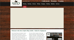 Desktop Screenshot of davessports.com